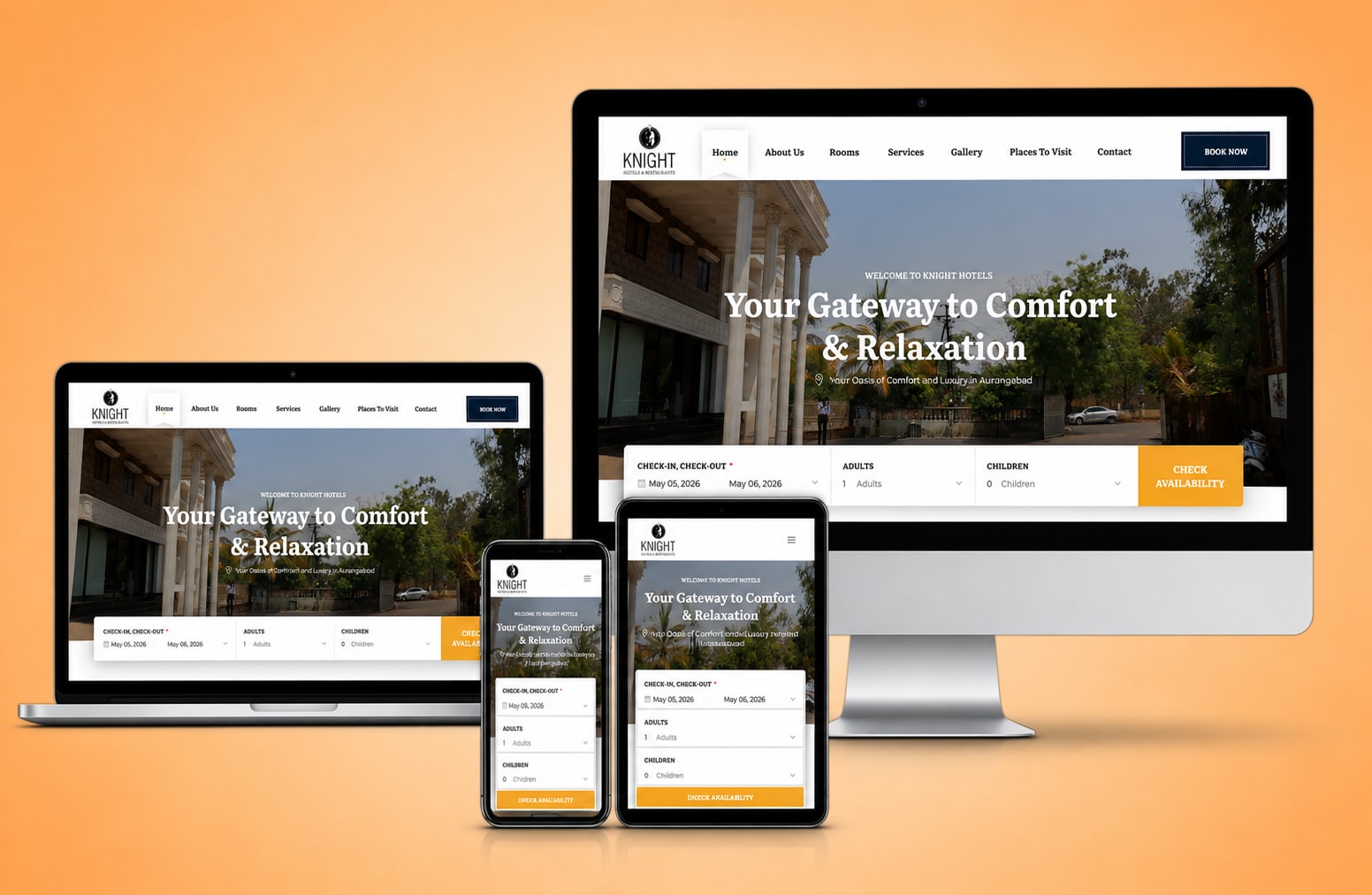 Knight Hotel - Hotel Booking Website