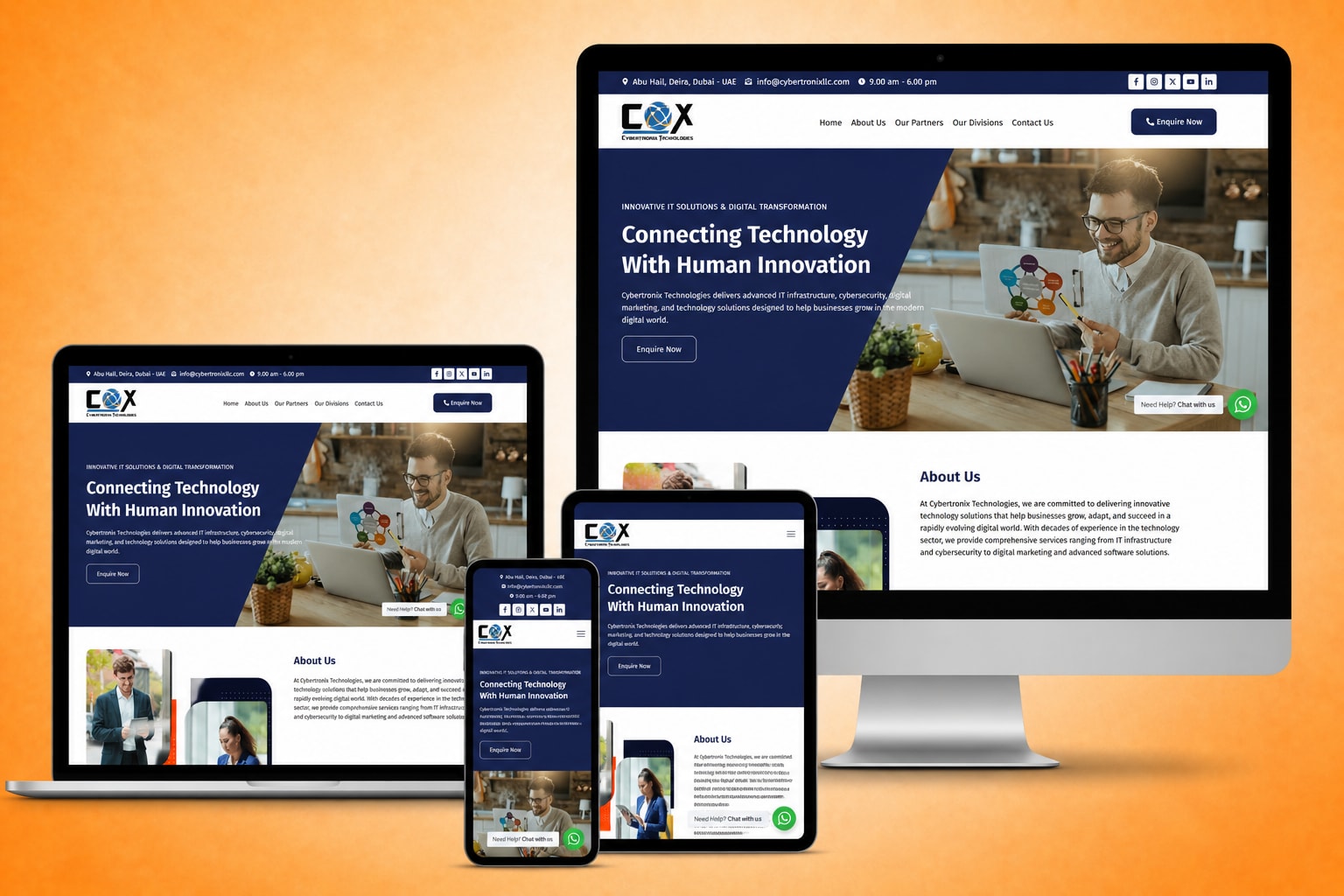 Cybertronix Technologies – IT Solutions & Digital Services Website