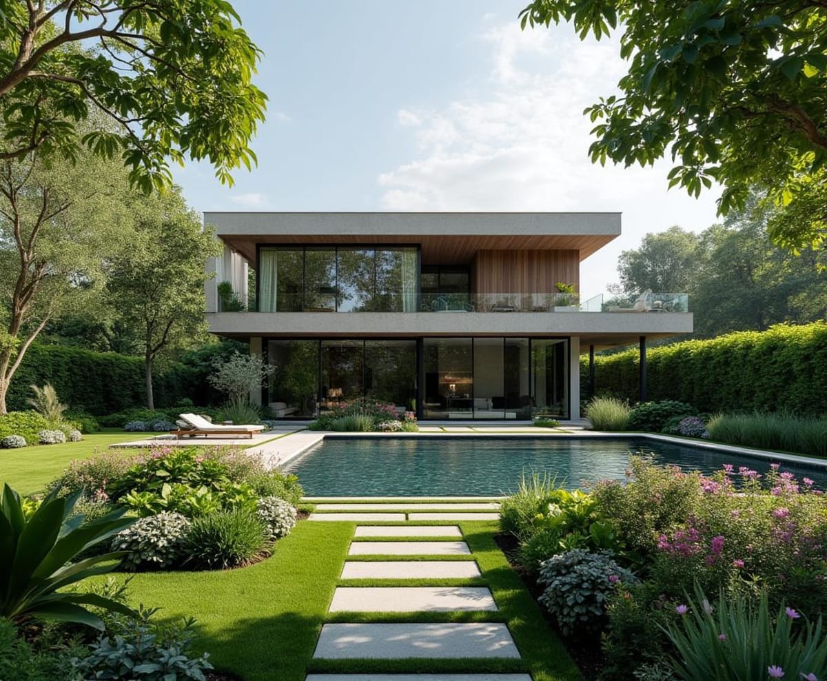 Postcrest hyper-realistic villa