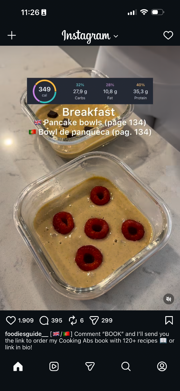 High-Protein Berry Pancake Bowls