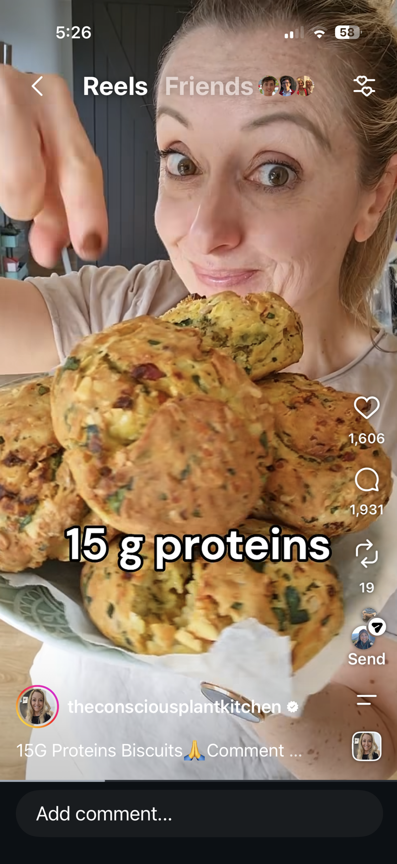 High-Protein Vegan Savory Biscuits