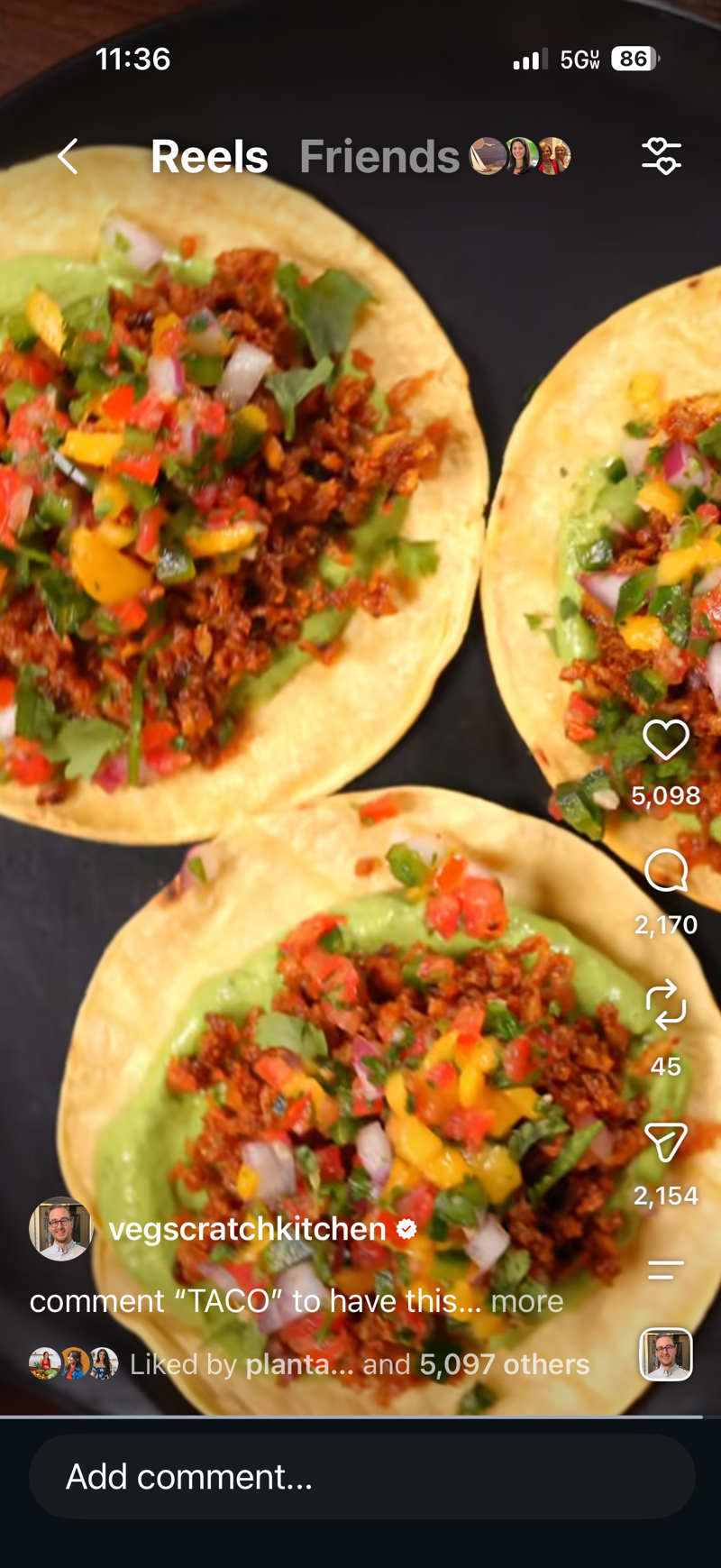 Vegan Chorizo Tostadas with Guacamole and Mango Salsa