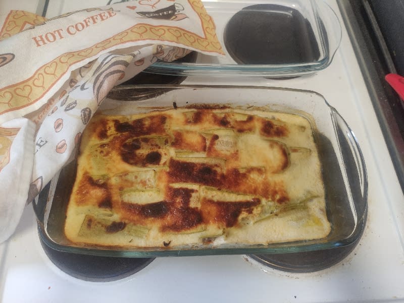 Cheesy Baked Zucchini Gratin