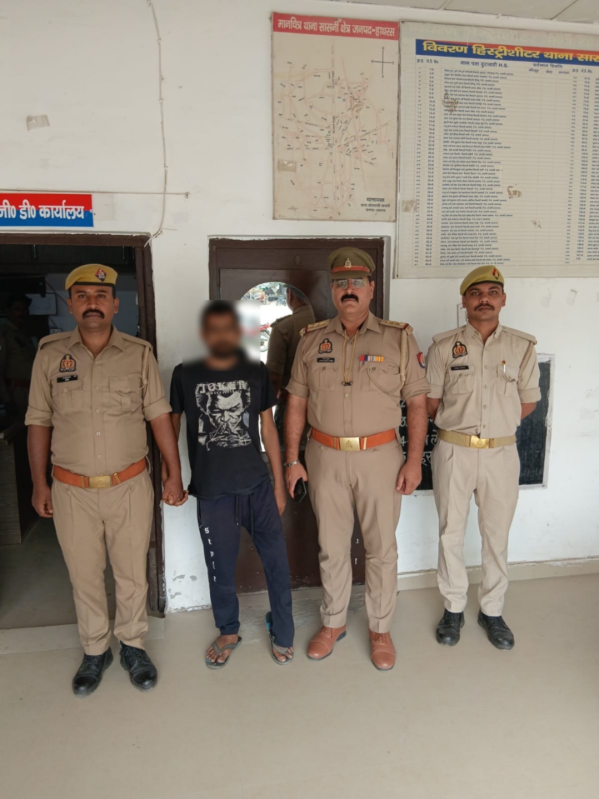 फोटो -गिरफ्त में आरोपी