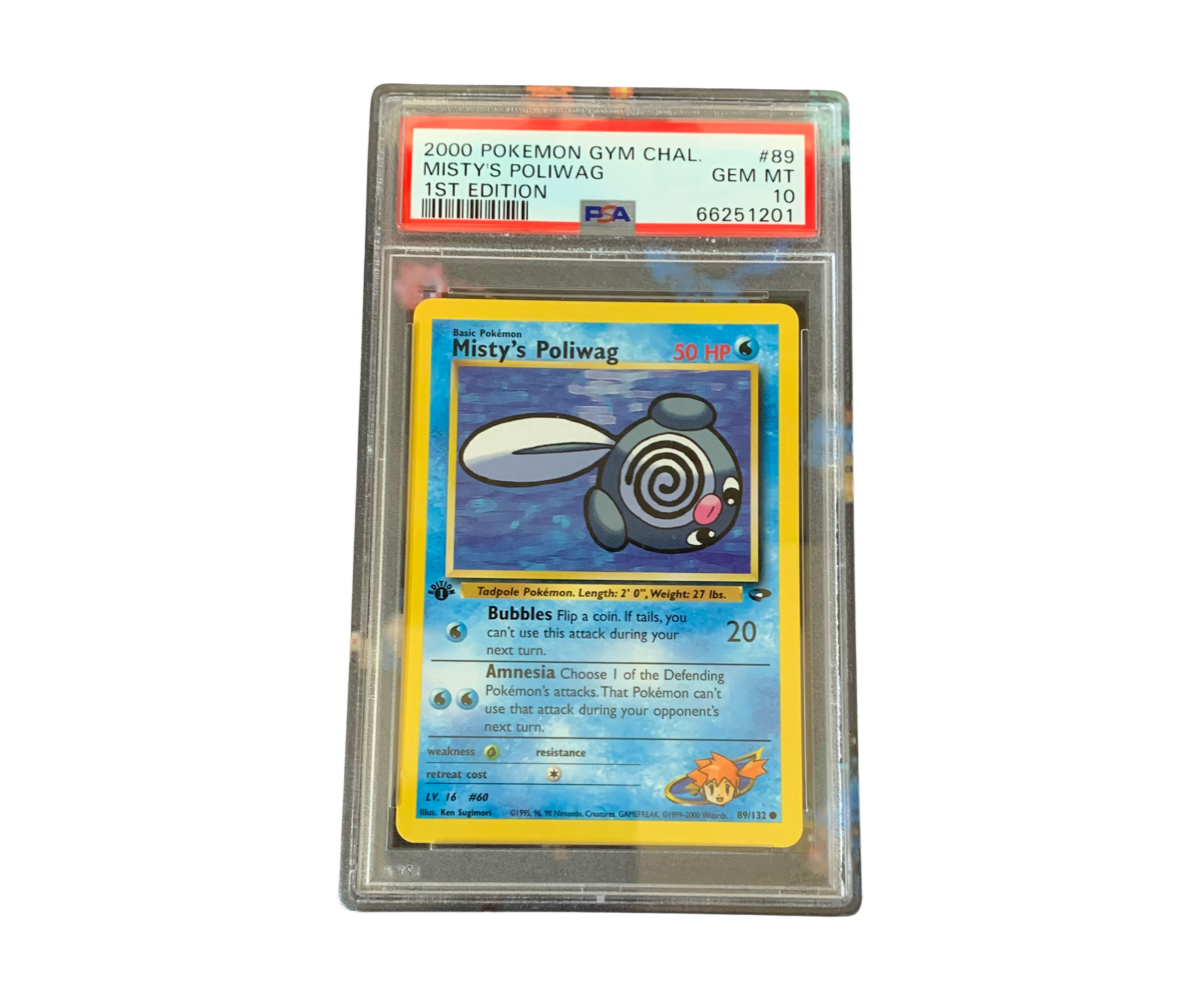 Misty's Poliwag - Gym Challenge - PSA 10