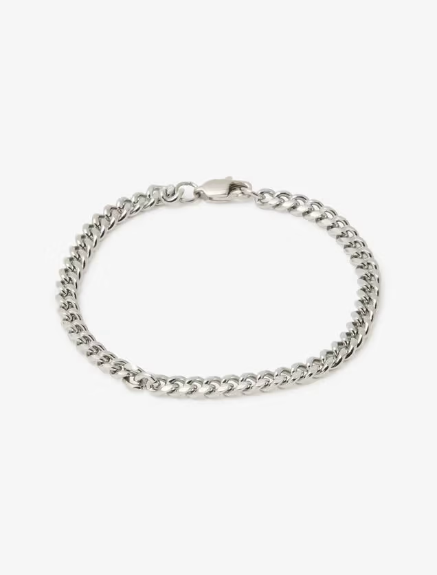 Bracelet chaîne - Gris clair