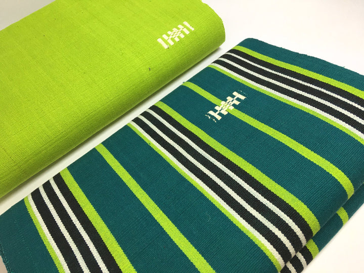 Pagne faso dan fani jaune de chez fasoyaar