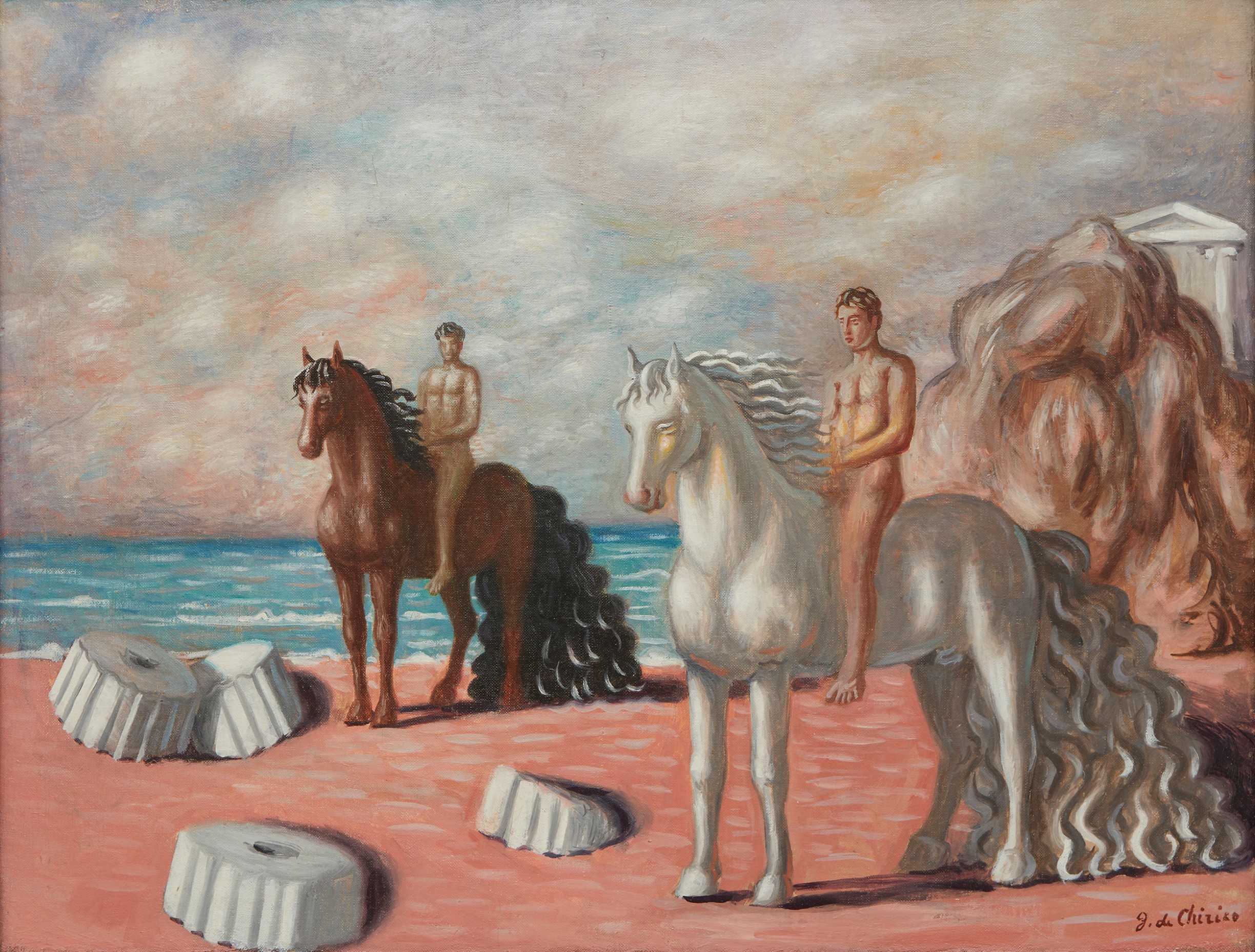 ÚLTIMA EXPOSICIÓN QUE HAS VISTO - Página 9 De_Chirico_Il_Dioscuri_in_Riva-2