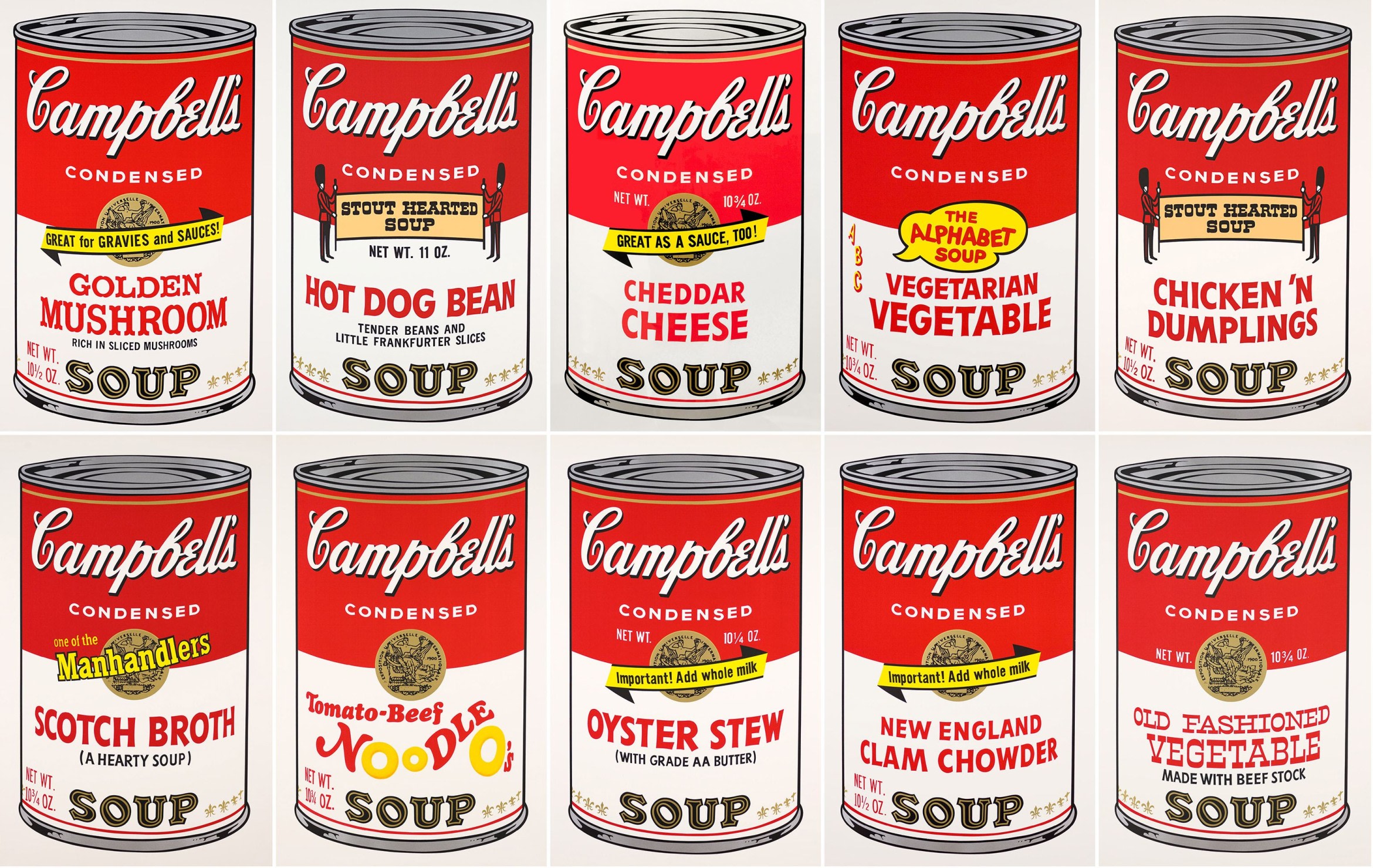 campbells soup edition ii, 1969 by andy warhol