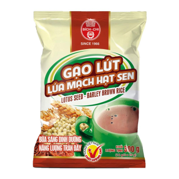 Bich Chi Instant Nutritious Cereal with Brown Rice, Barley, Lotus Seed - 300g