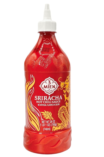 3 Mien Siracha Hot Chilli Sauce -  28 Fl Oz (740 ml)