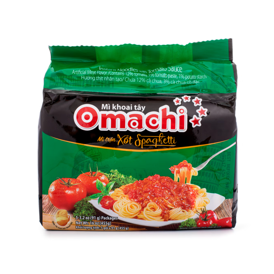 Omachi Instant Noodles Spaghetti Flavor