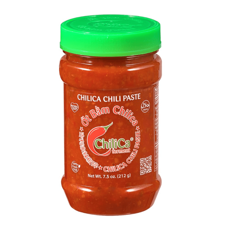 Pinsot Star - Chili Garlic Paste, Hot Chili Paste, Spicy Flavor 7.5 oz (212g)