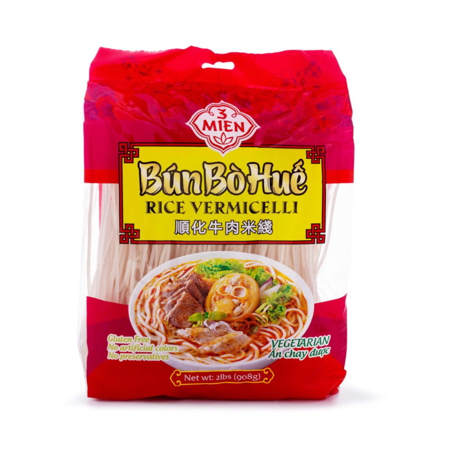 3 Mien Bun Bo Hue Rice Vermicelli 2 lb