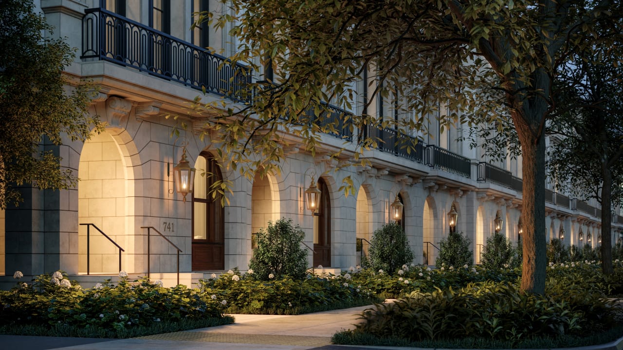 The George townhomes in Coral Gables