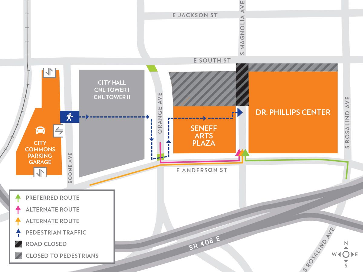 Changes To Valet Pedestrian Traffic Dr Phillips Center For