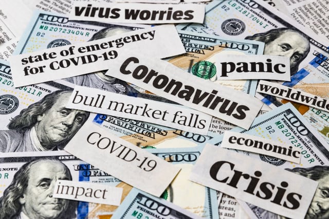 Newspaper headlines Coronavirus