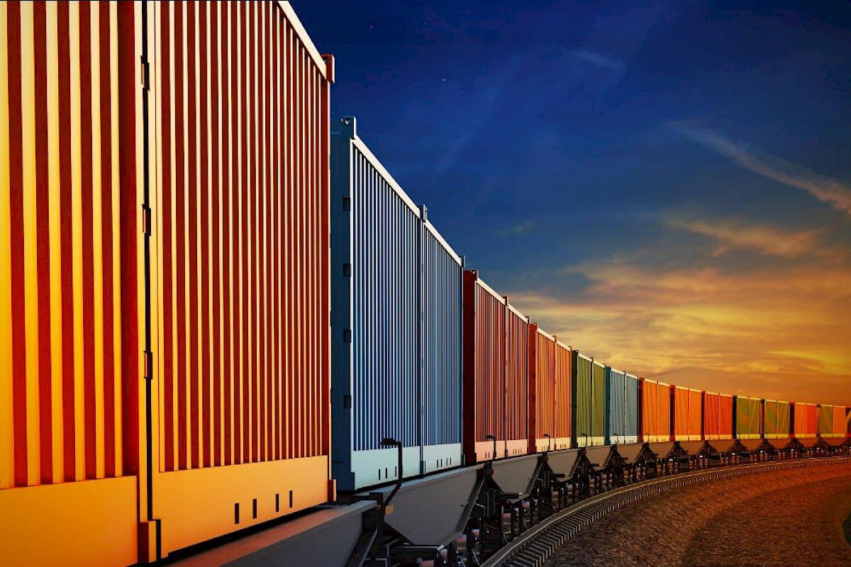 Rail Freight operations representing Crane Worldwide Logistics service capabilities