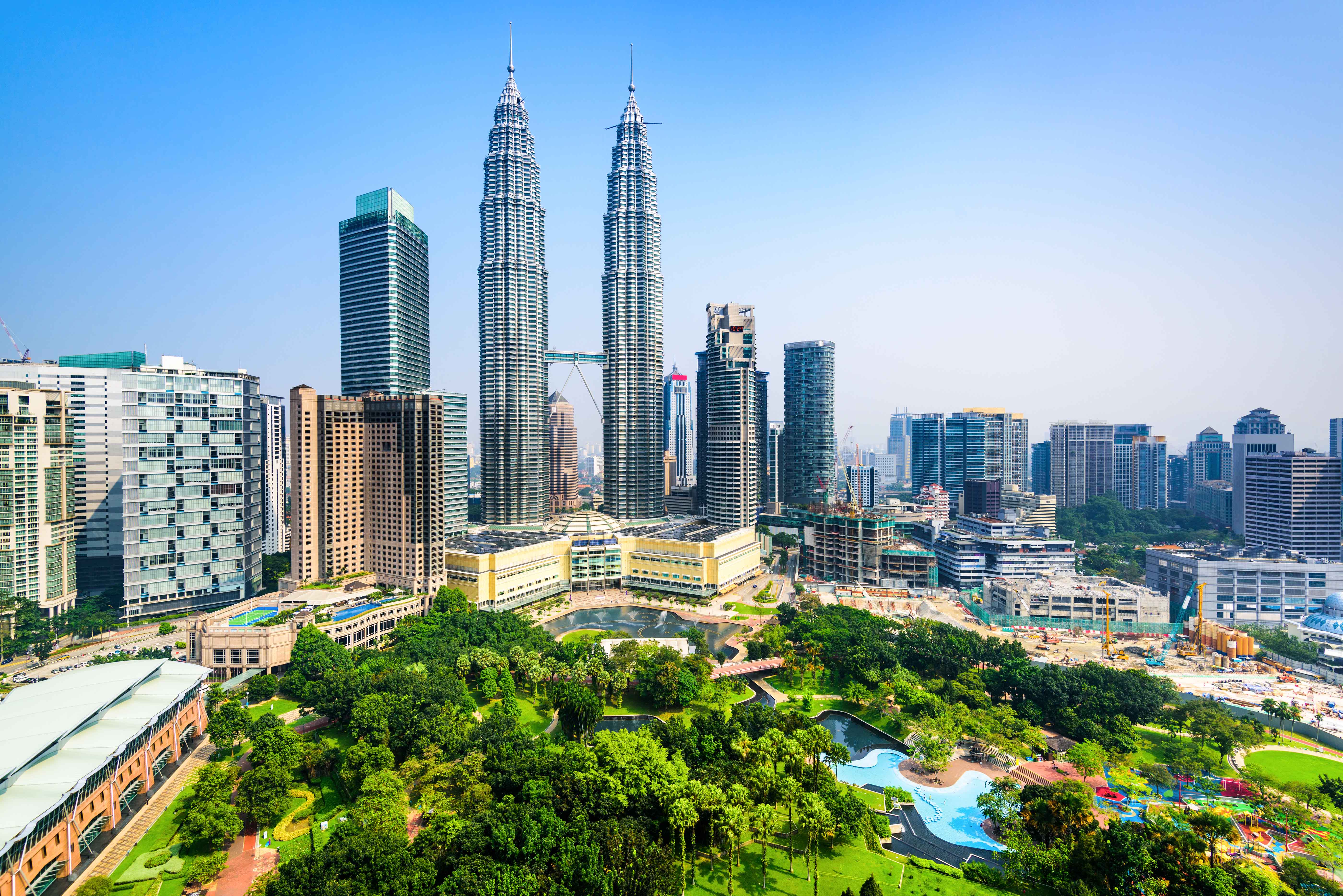 Kuala Lumpur, horizonte de Malasia y puerta de entrada logística