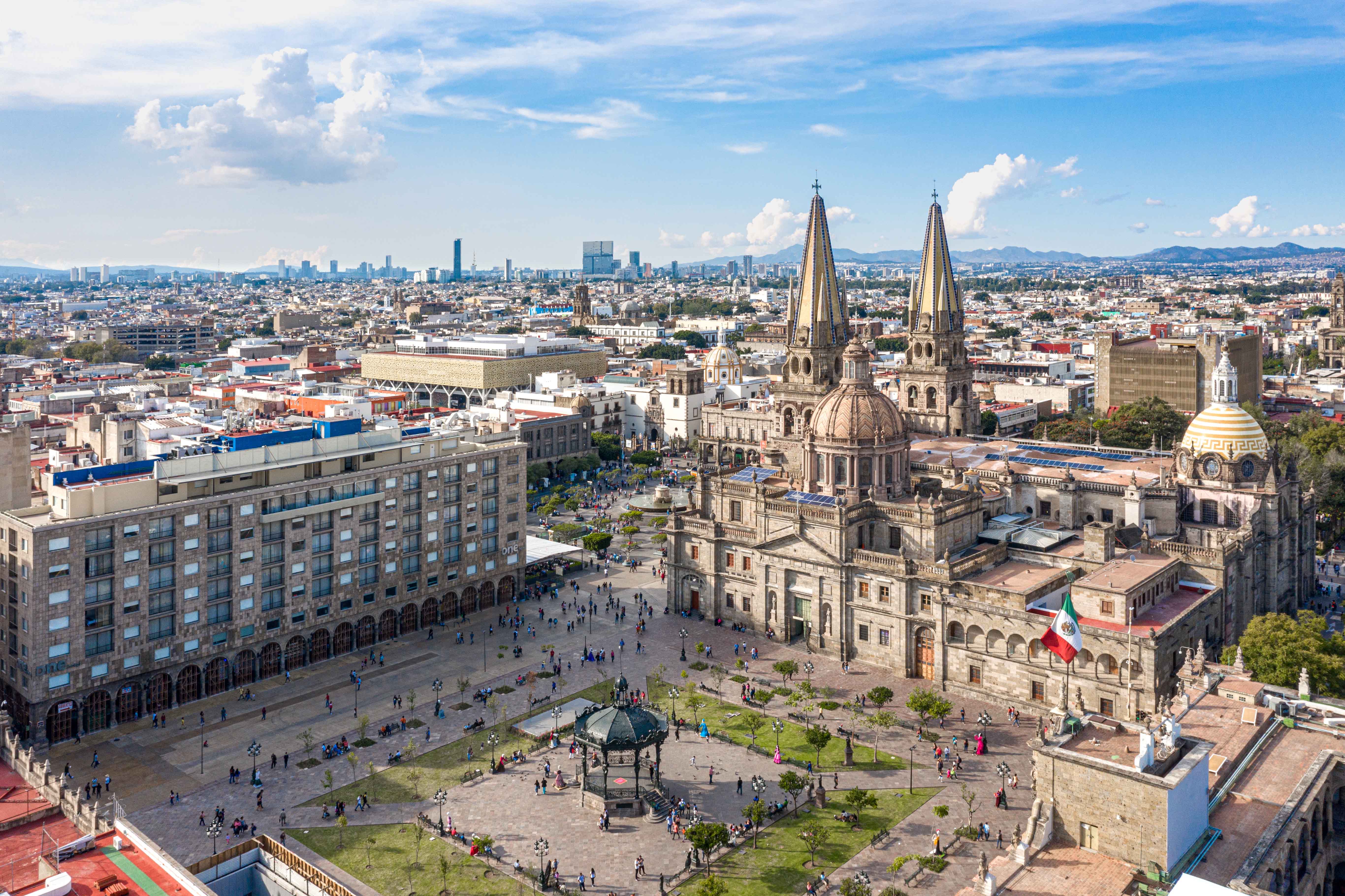 Guadalajara 3PL Global Logistics, panorama urbano del Messico e polo logistico.