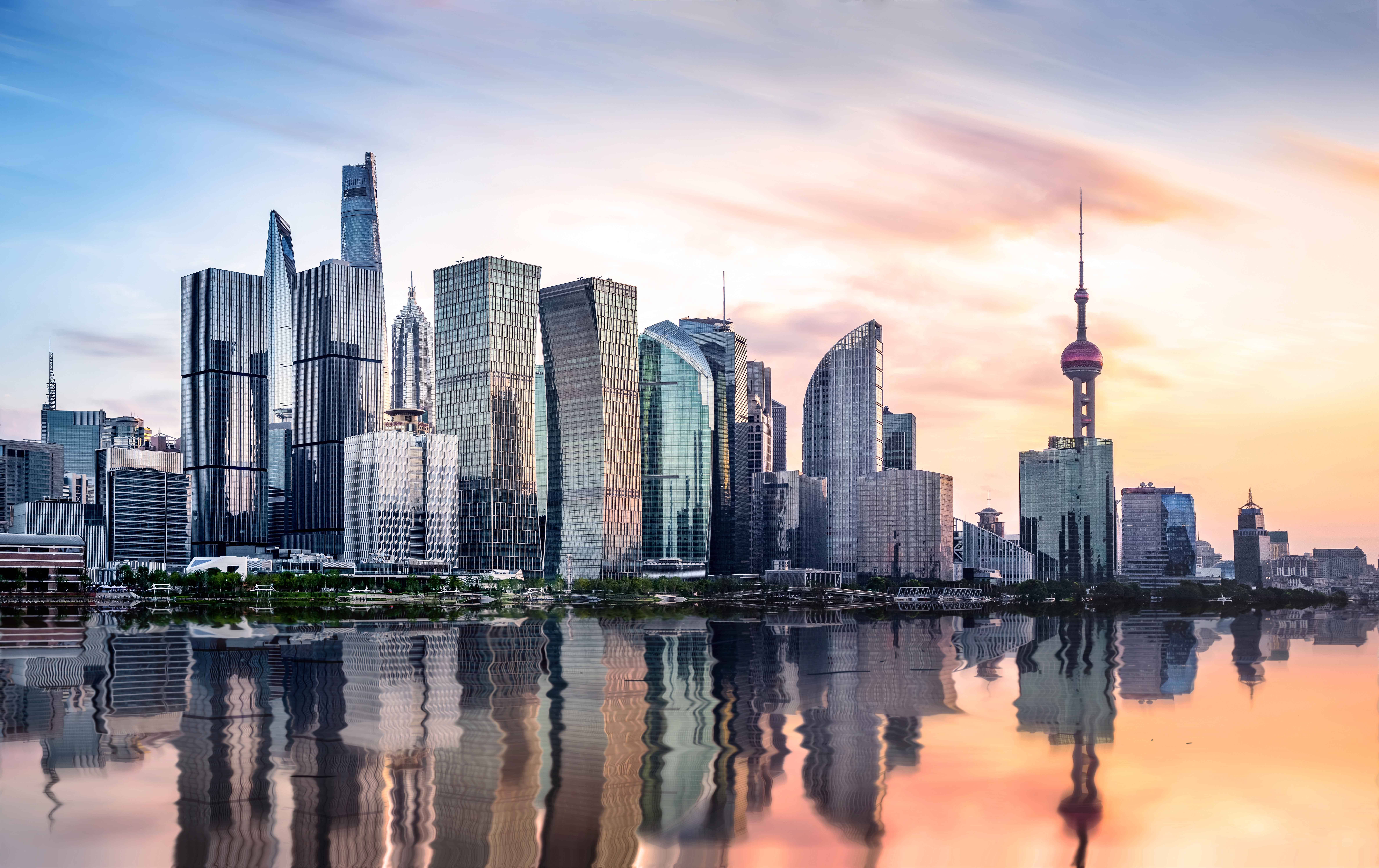 Flughafen und Logistikdrehscheibe Shanghai, Volkschina
