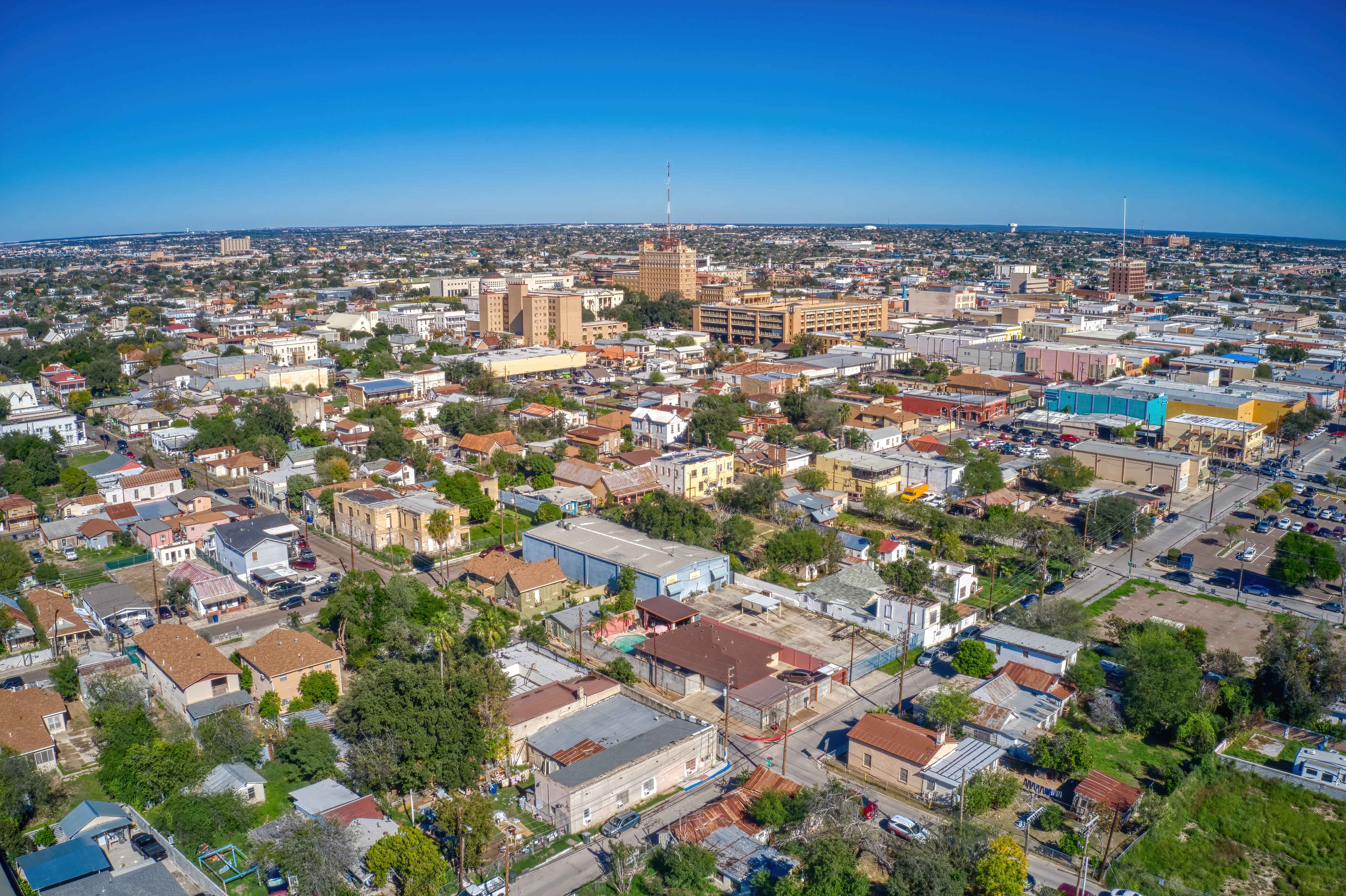 Laredo, Skyline der Vereinigten Staaten und Logistikdrehscheibe