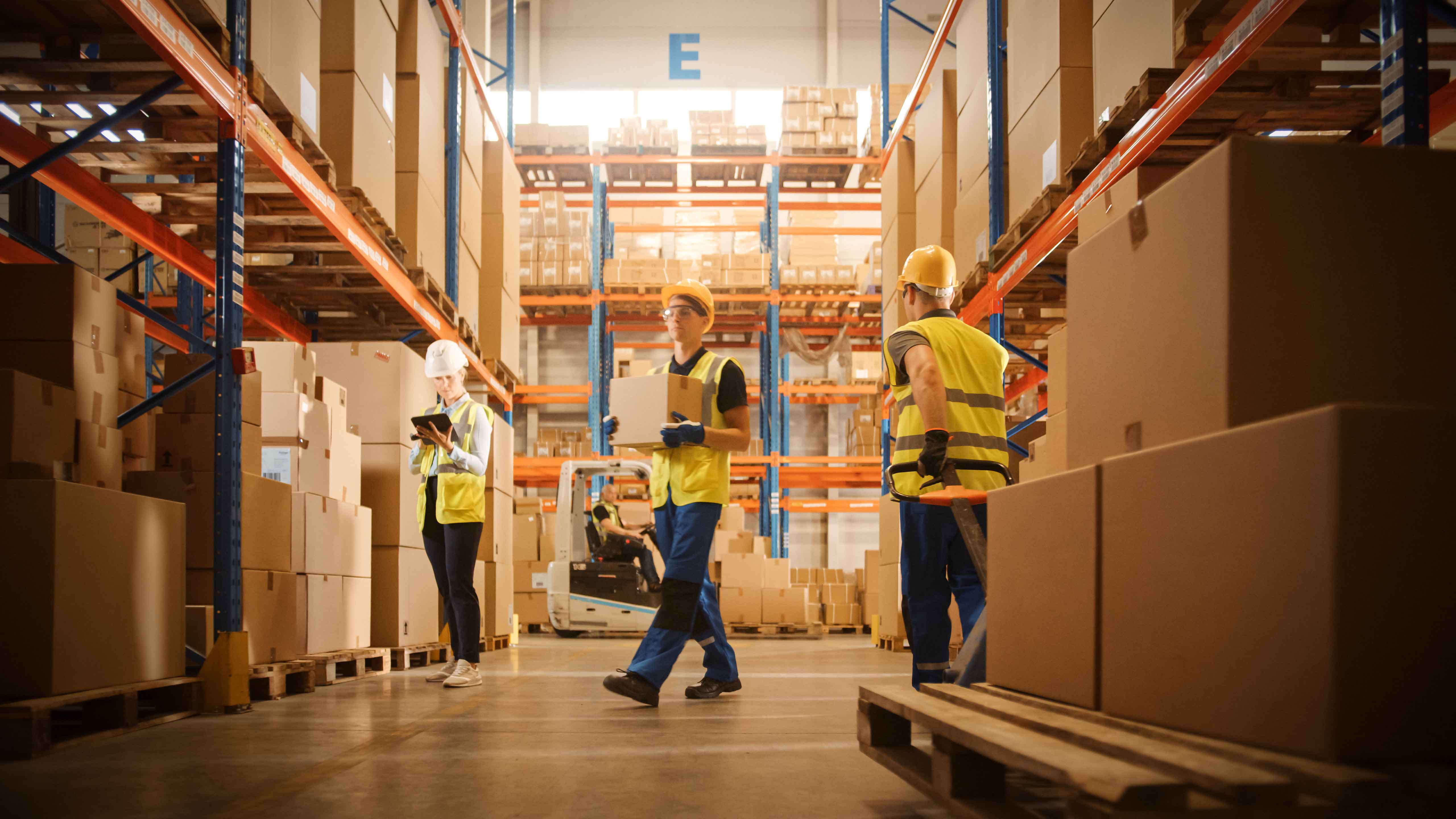 Kontraktlogistik-Operationen, die die Serviceleistungen Crane Worldwide Logistics repräsentieren