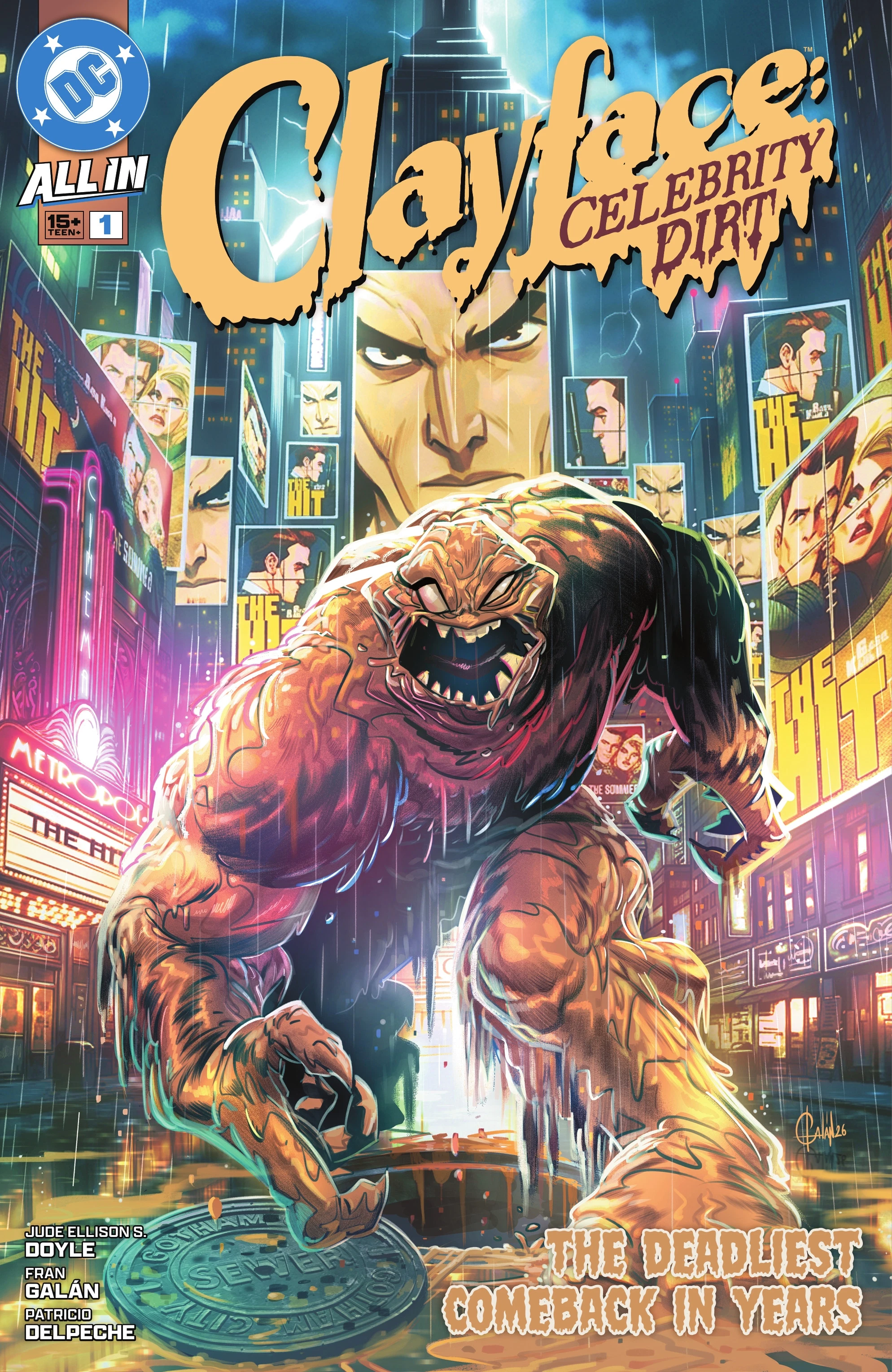 Clayface: Celebrity Dirt #1 cover
