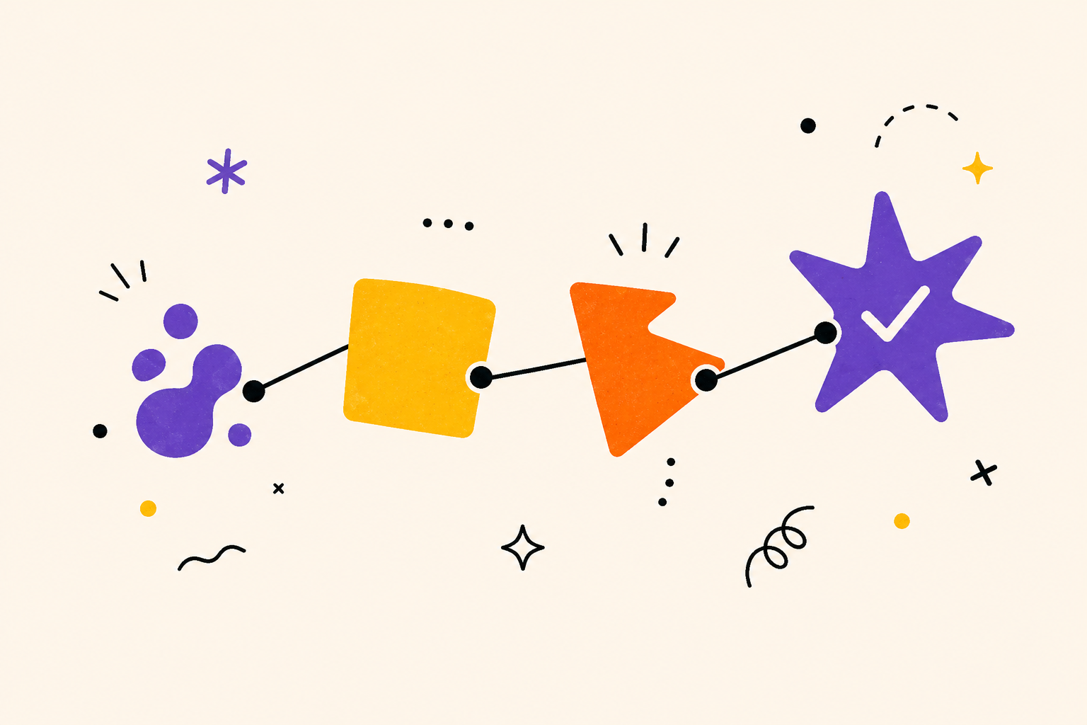 Abstract roadmap with cosmic accents. Use the STAR method in your interviews