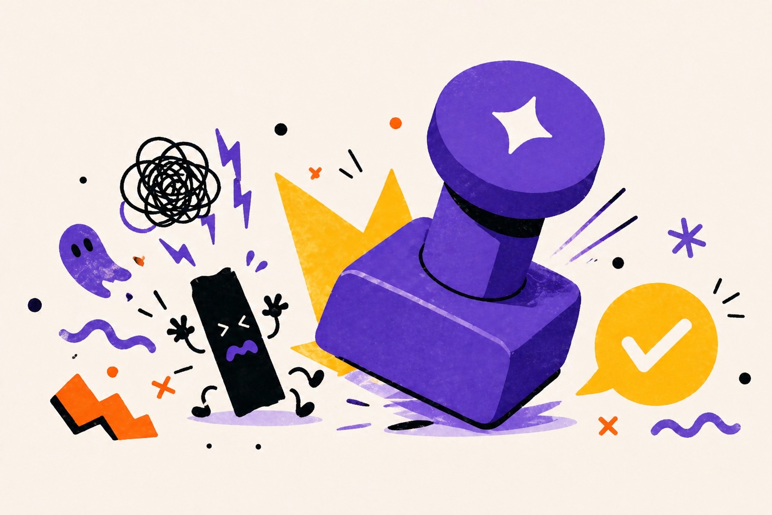 Stamp of approval crushing your worries