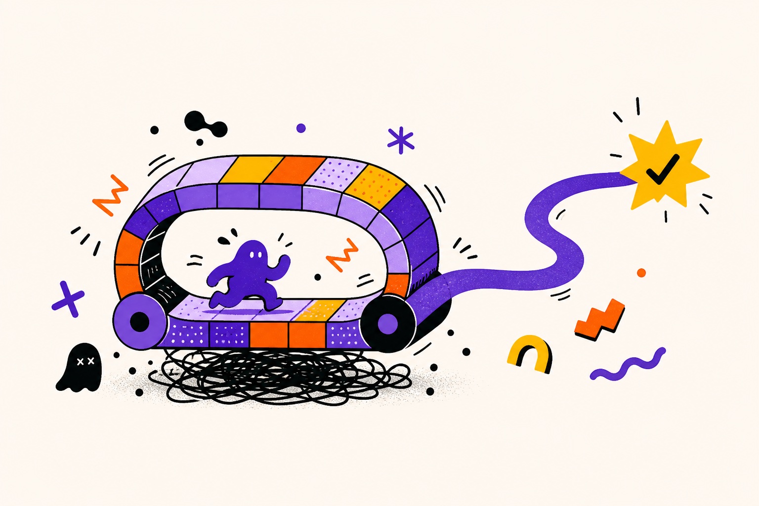 Escape the chaotic loop to get success