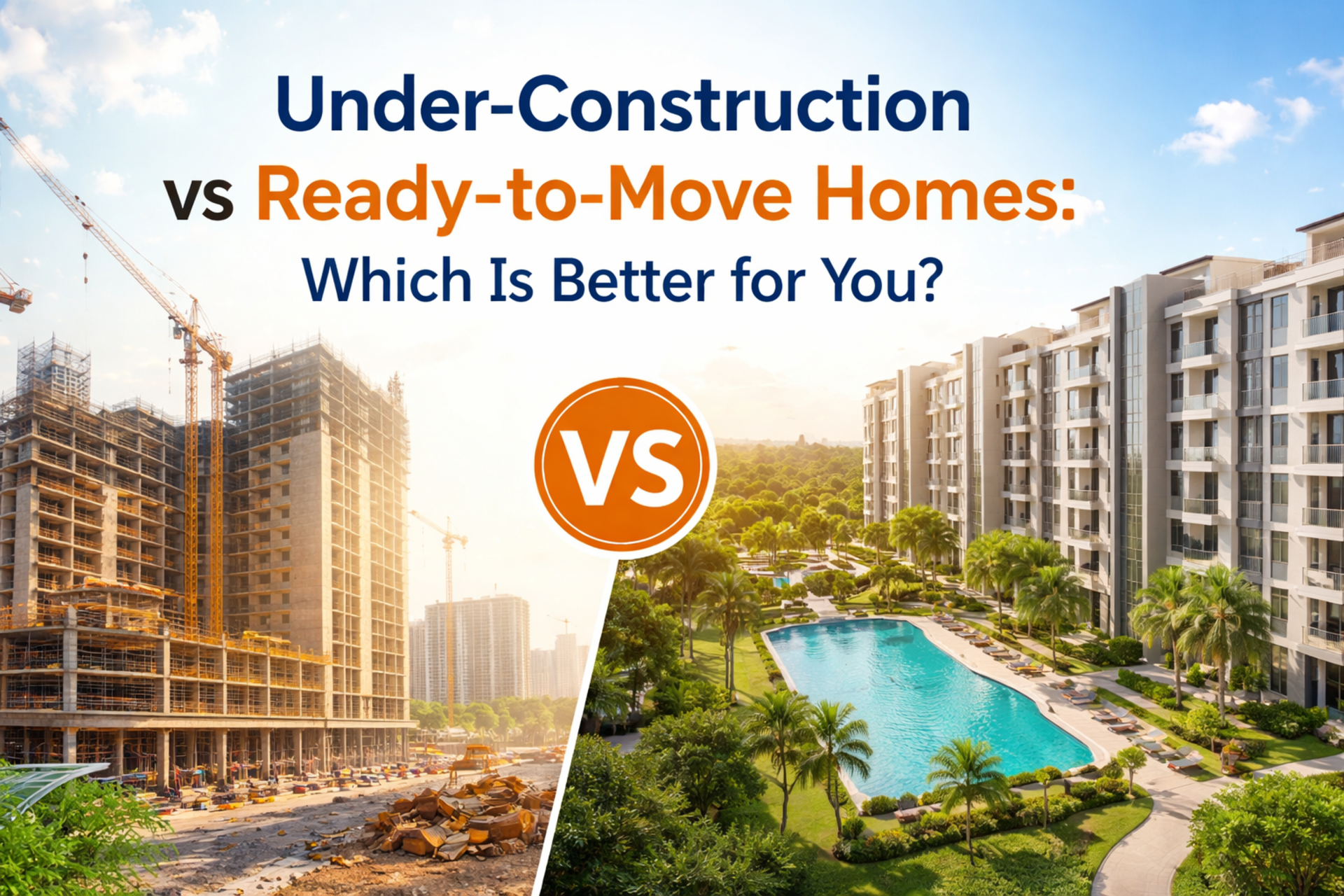 Under-Construction vs Ready-to-Move Homes: Which Is Better for You?