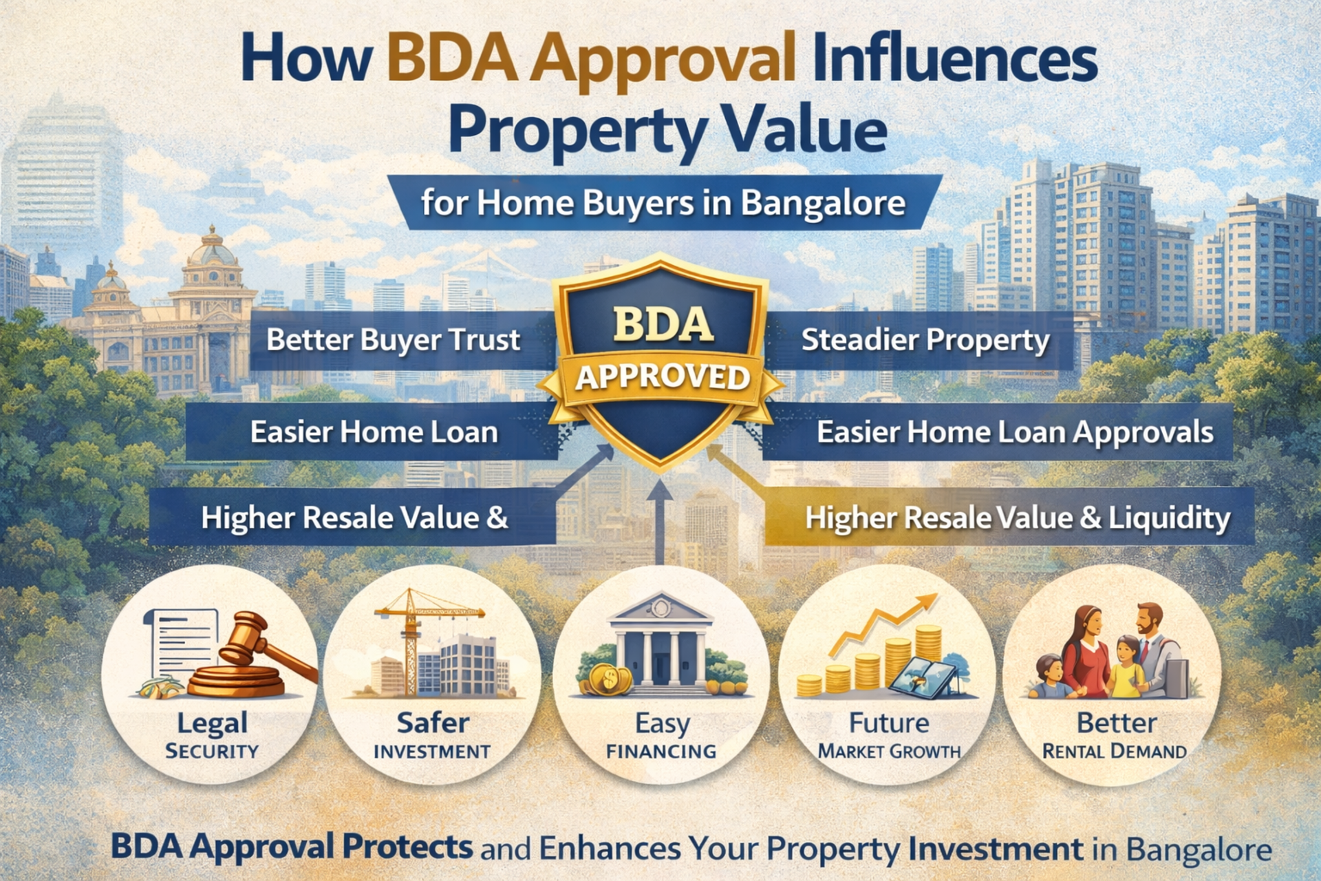 BDA Approval Impact on Property Value in Bangalore