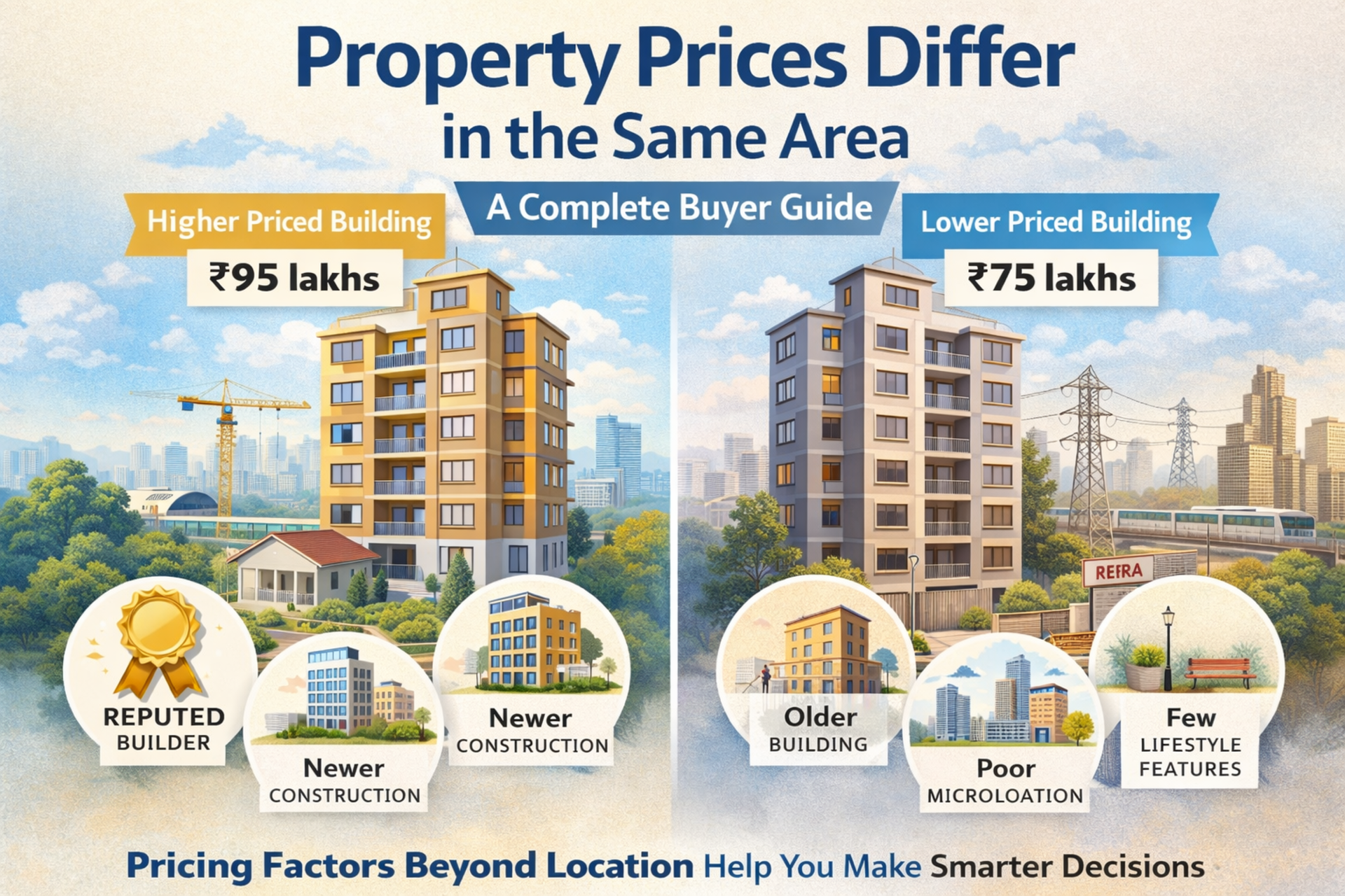 Why Property Prices Differ in the Same Area: A Complete Buyer Guide