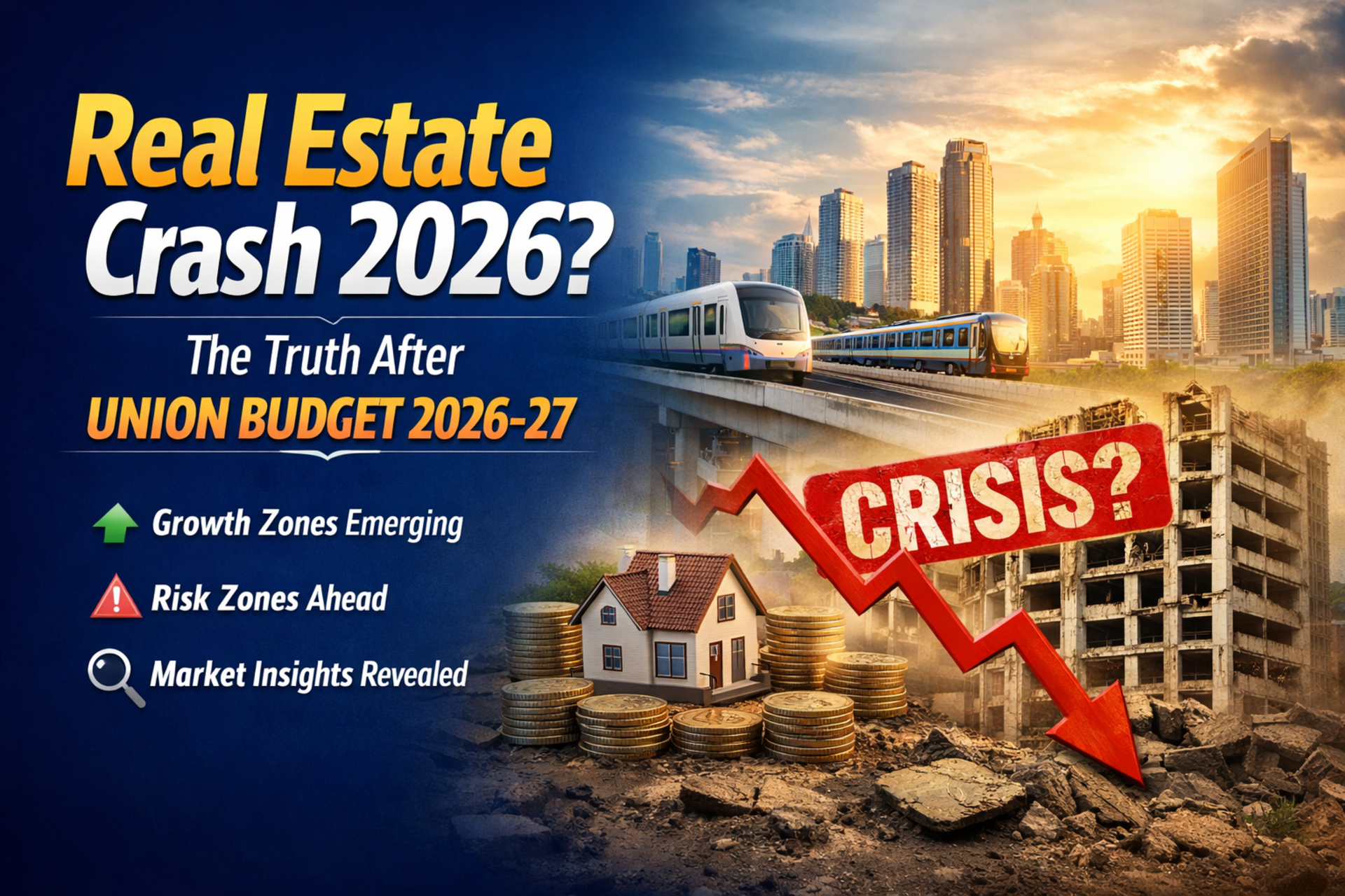 Real Estate Crash 2026? The Ground Reality After Union Budget 2026–27