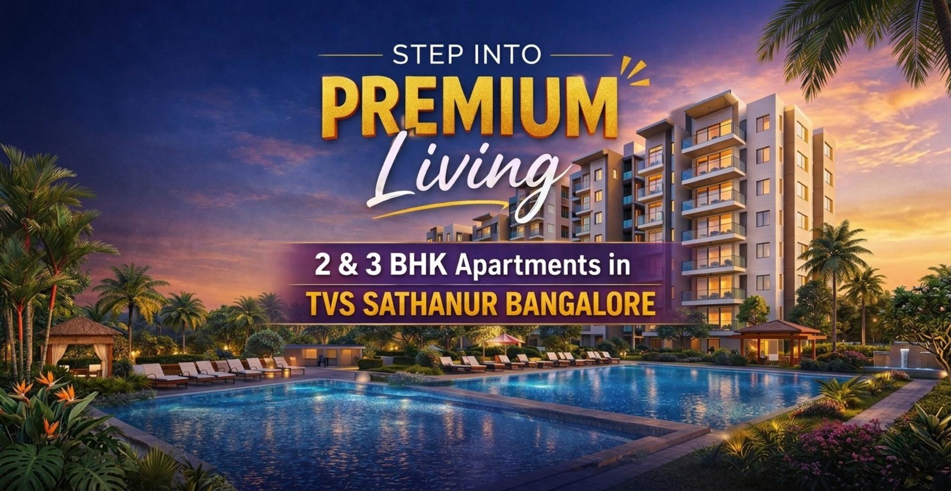 Premium 2 & 3 BHK in TVS Sathanur Bangalore