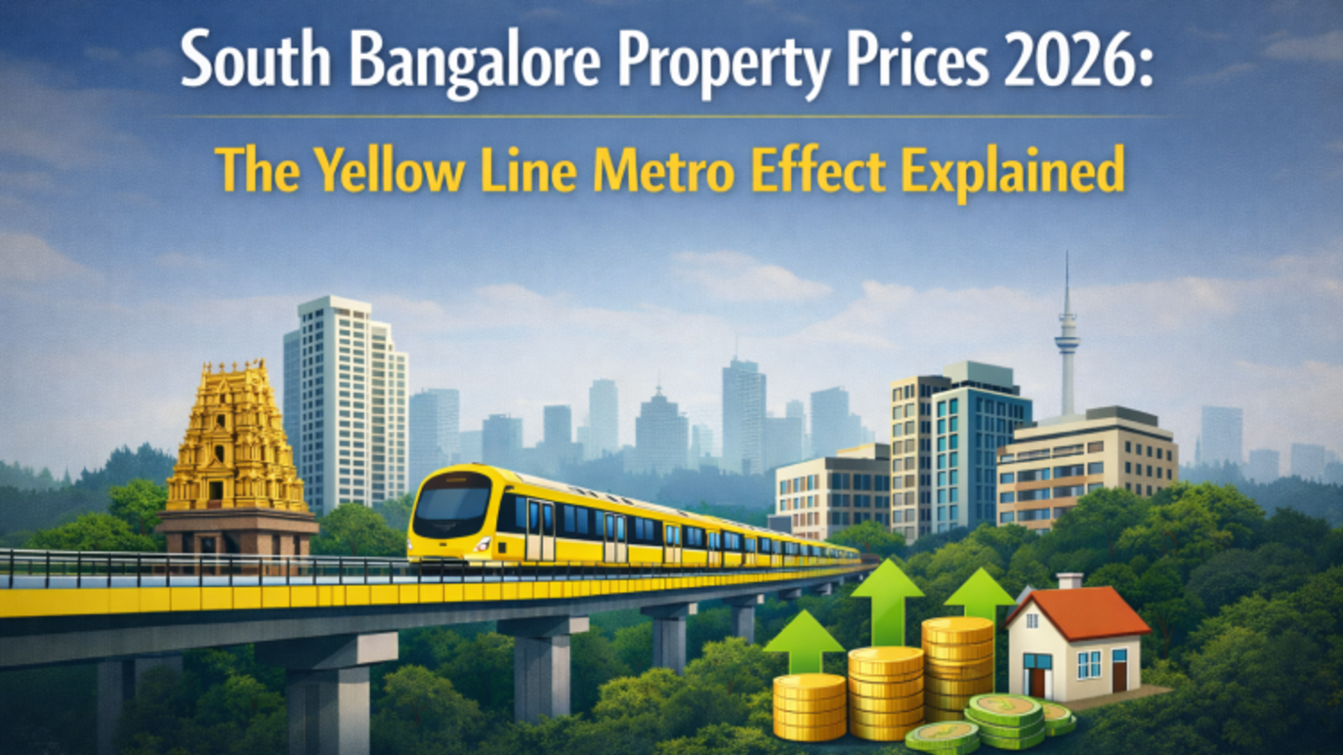 Yellow Line Metro Impact on South Bangalore Prices (2026)