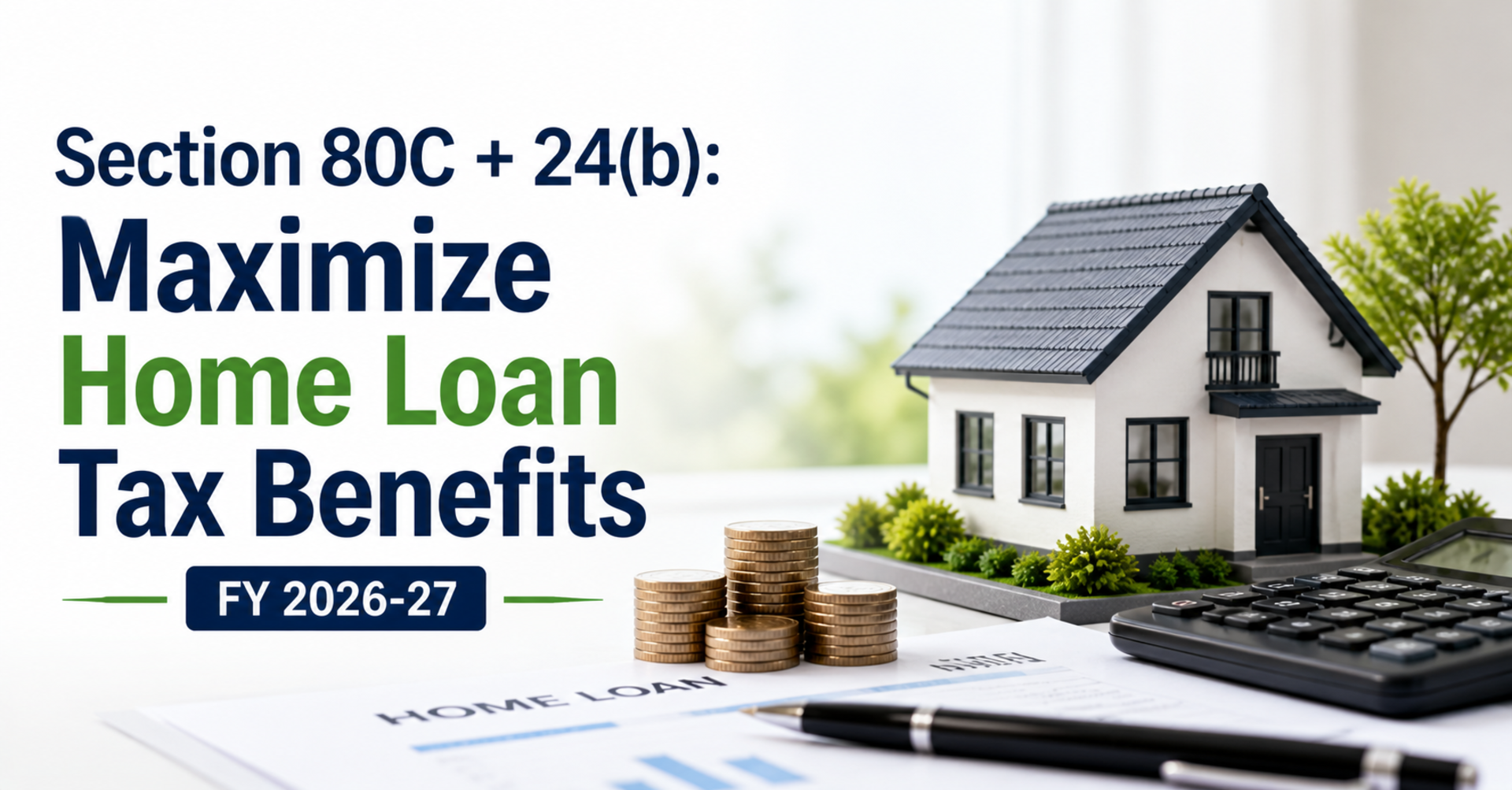 Section 80C + 24(b): Maximize Home Loan Tax Benefits FY 2026-27