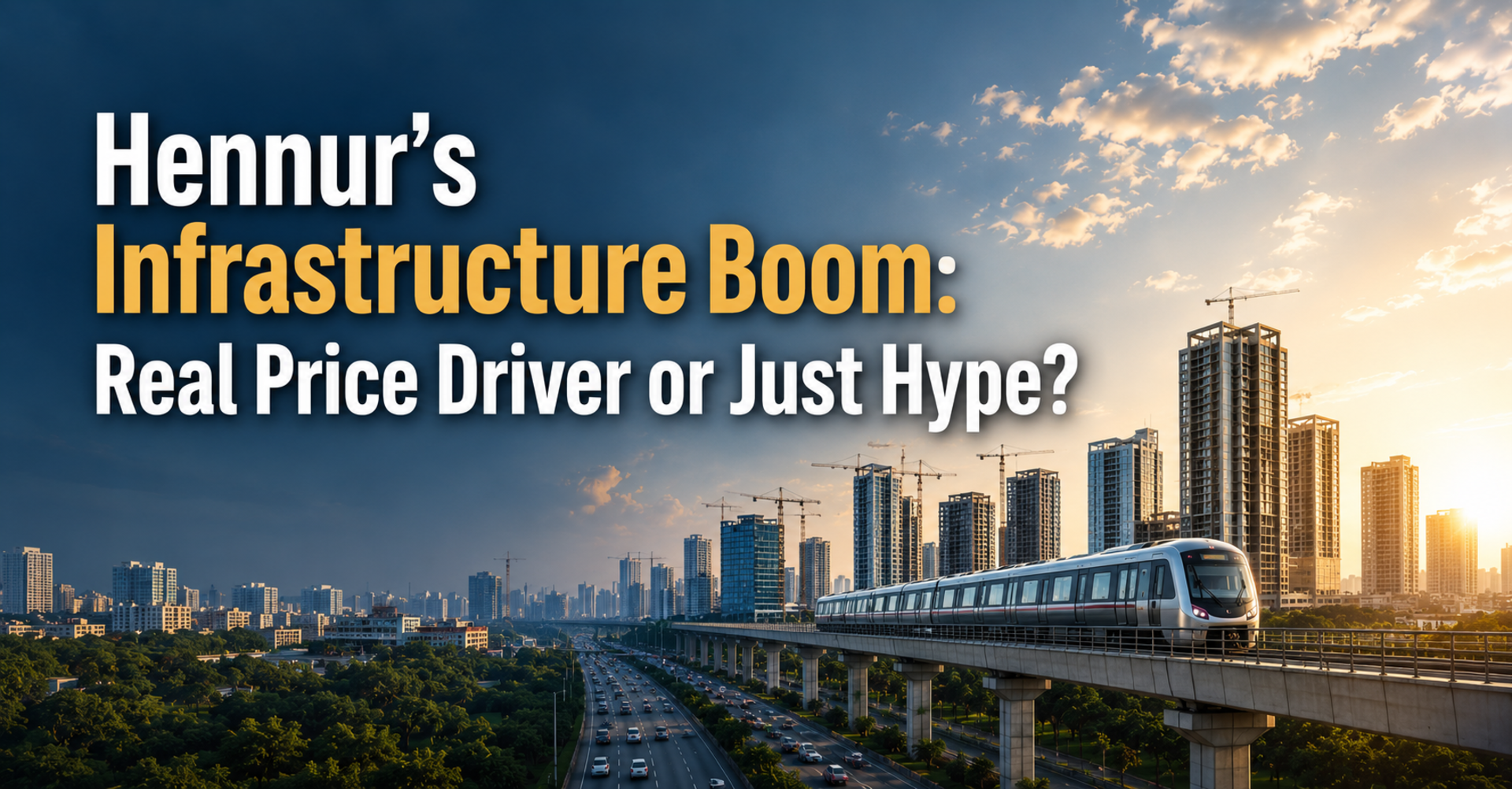 Hennur's Infrastructure Boom: Real Price Driver or Just Hype?
