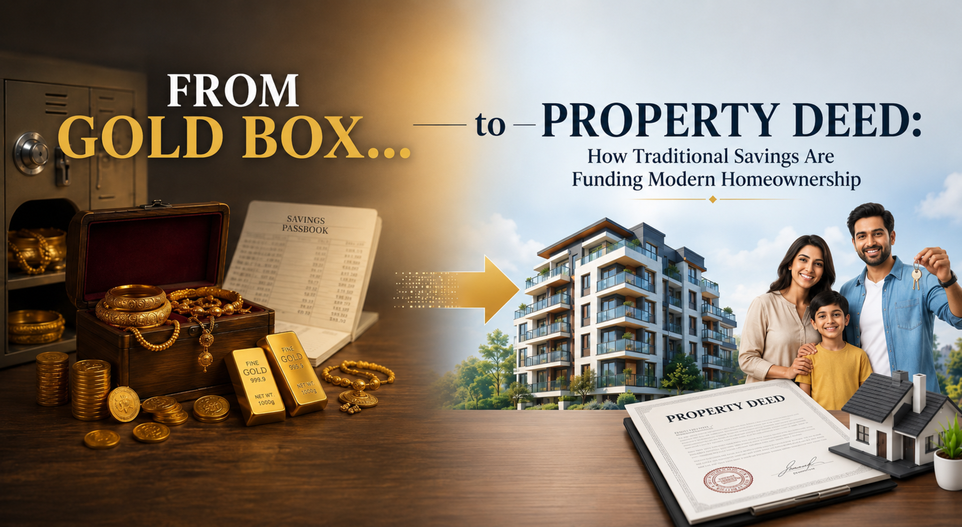 From Gold Box to Property Deed: How Traditional Savings Are Funding Modern Homeownership