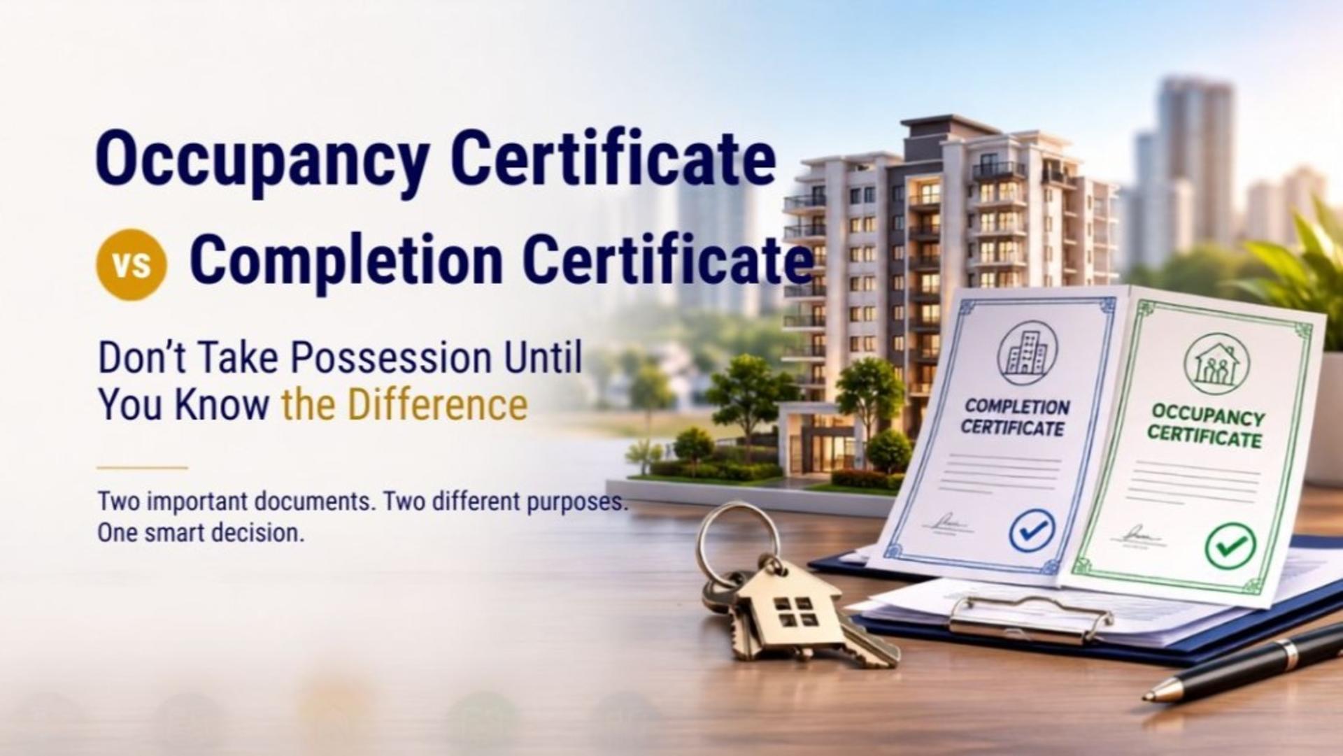 Occupancy Certificate vs Completion Certificate Explained