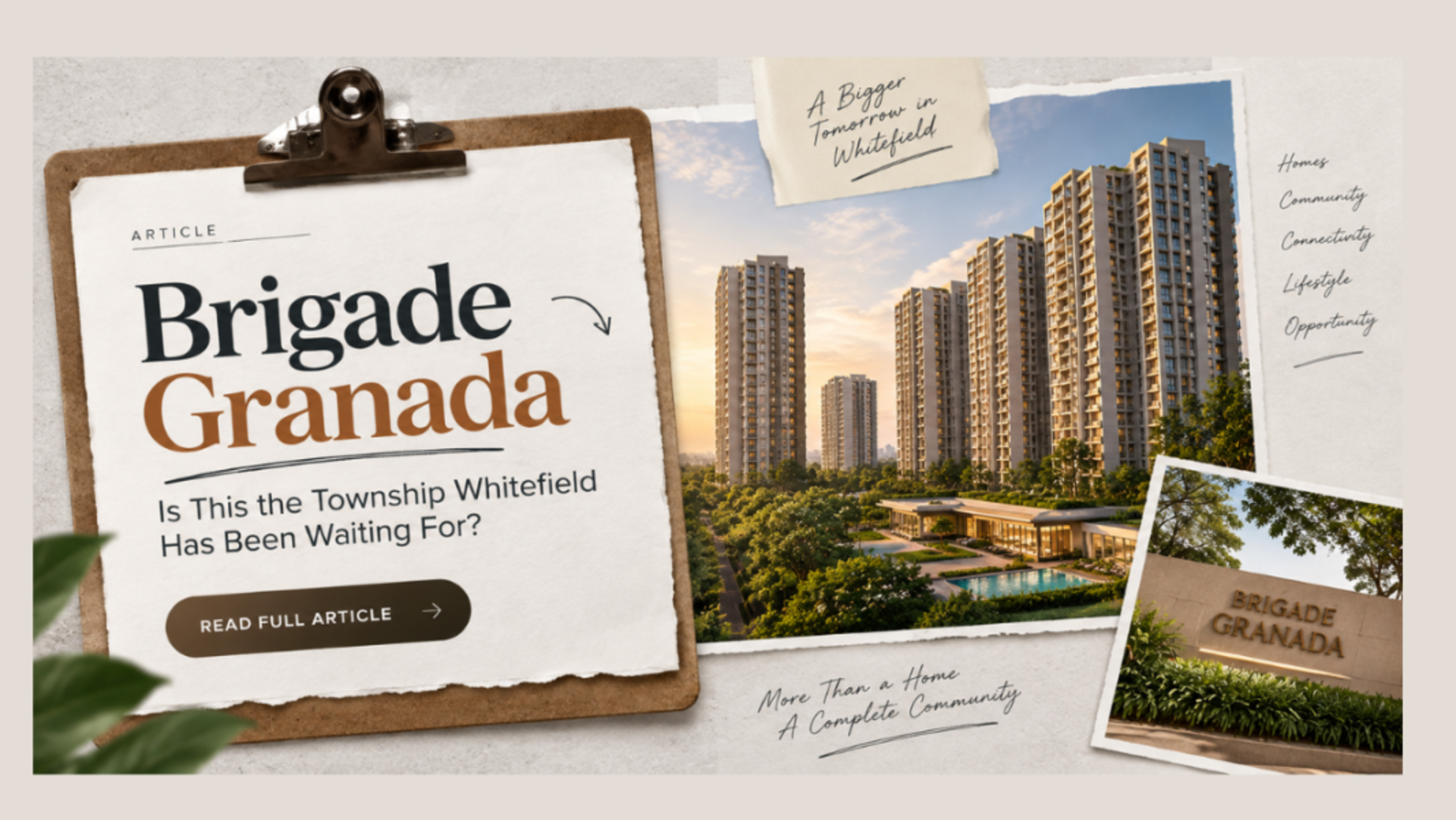 Brigade Granada: Is This the Township Whitefield Has Been Waiting For?