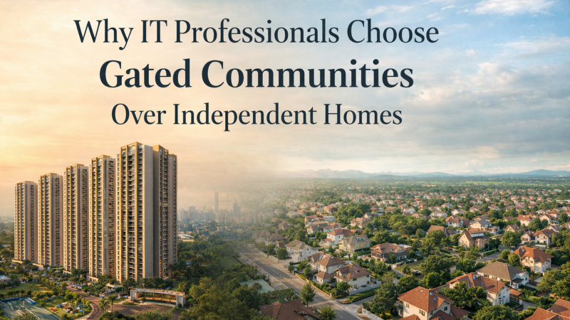 Why IT Professionals Choose Gated Communities Over Independent Homes