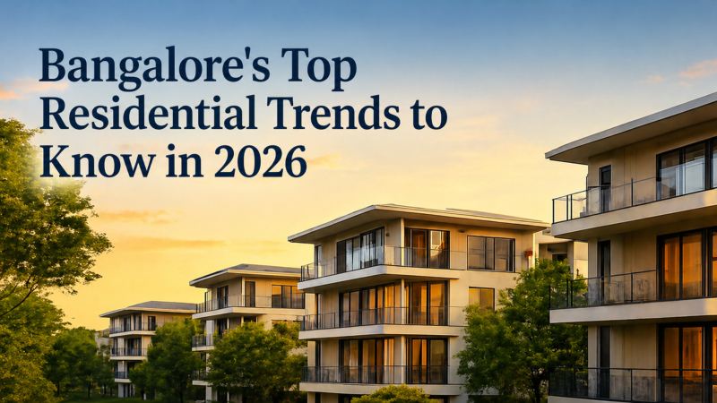 Bangalore's Top Residential Trends to Know in 2026