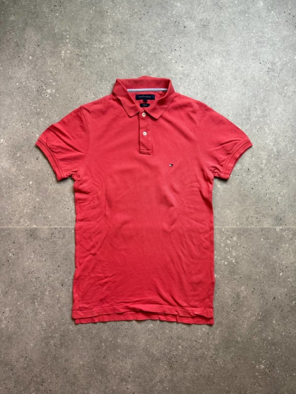 TOMMY HILFIGER RED POLO