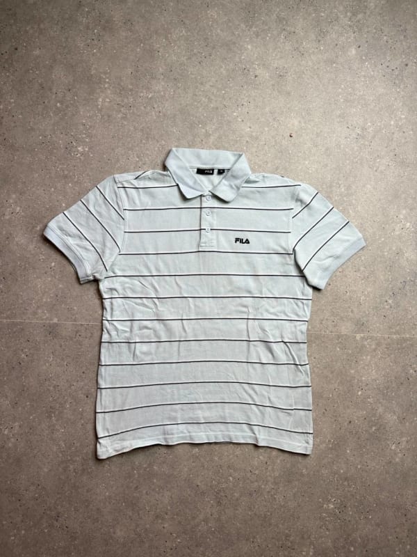 FILA STRIPED BLUE/BLACK/WHITE POLO