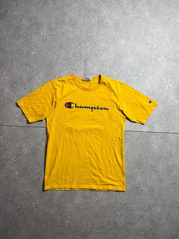 CHAMPION YELLOW TEE