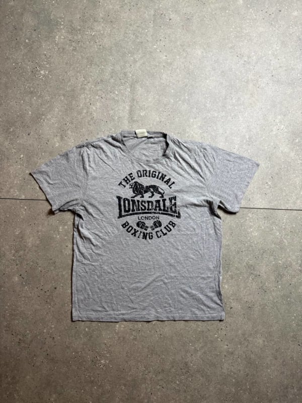 LONSDALE BOXING GREY TEE