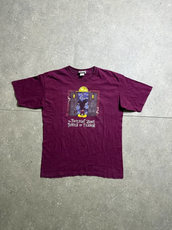 DISNEY "THE TWILIGHT ZONE" PURPLE GRAPHIC TEE