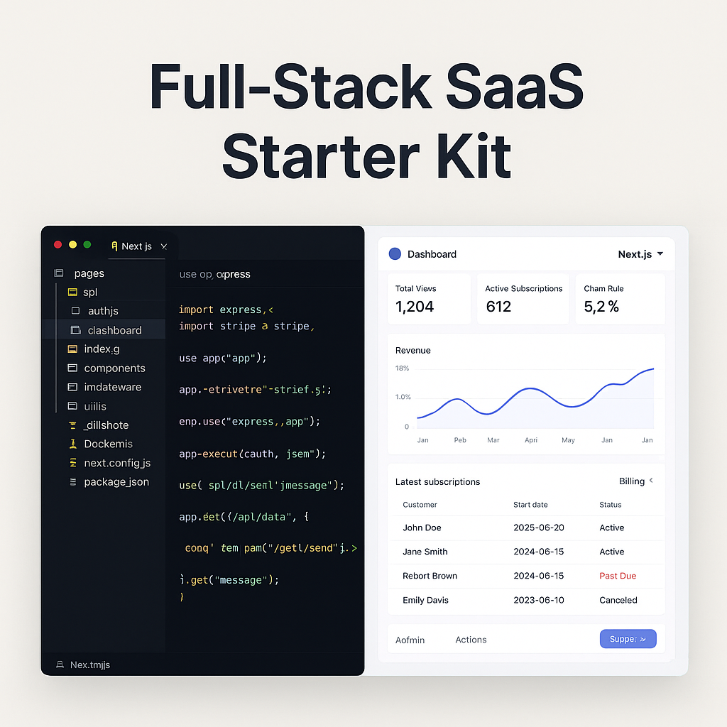 Full-Stack SaaS Starter Kit